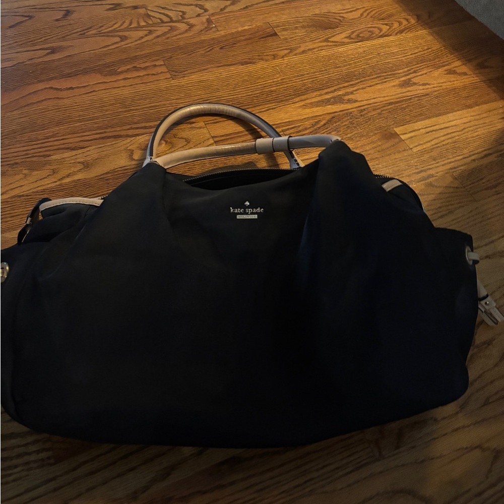 Kate Spade Black and Tan Handbag